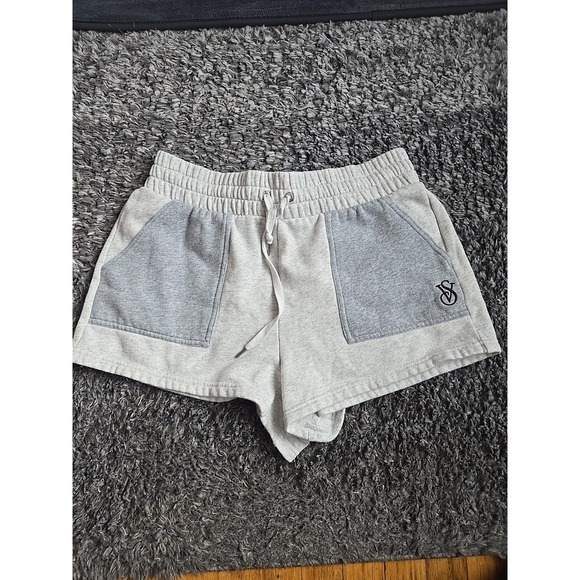 Victoria's Secret Pants - Victoria Secret Sweat-shorts On Point Grey Size Large